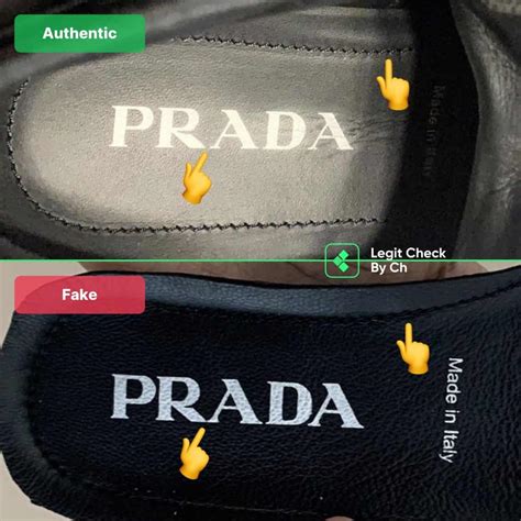 prada loafers fake vs real|prada shoes for dummies.